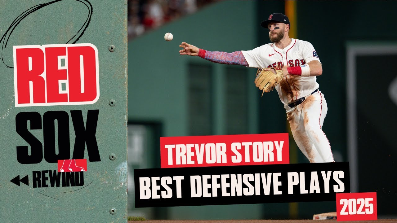 Trevor Story's BEST Defensive Plays from 2025 Season | Red Sox Rewind