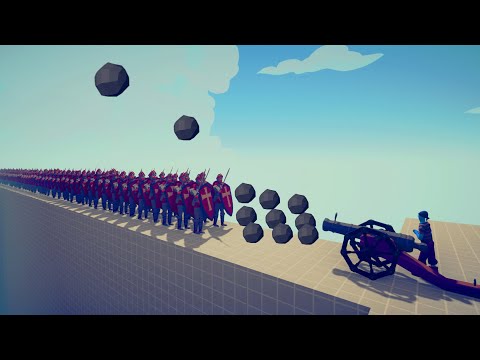 CANNON GOD vs. 100x MELEE UNITS | TABS - Totally Accurate Battle Simulator