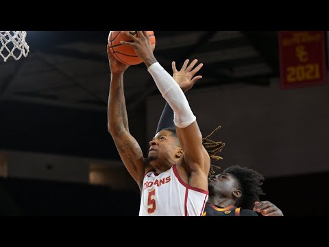 No. 15 USC vs. Arizona State Men's Basketball Highlights | 1/24/2022