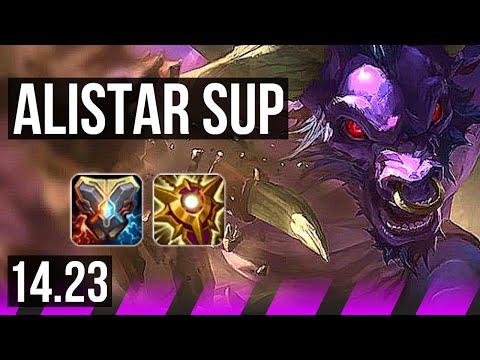 ALISTAR & Corki vs PYKE & Vel'Koz (SUP) | KR Challenger | 14.23