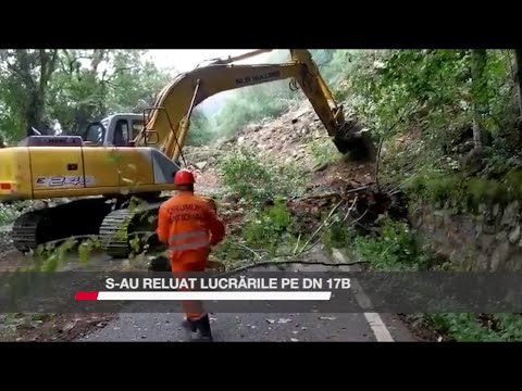 S-au reluat lucrările pe DN 17B