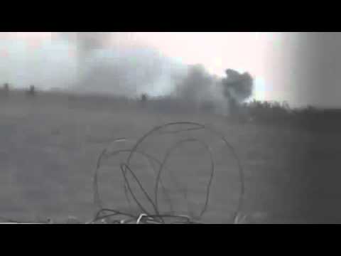 رصد دبابة زيل لقوات النظام من قبل كتيبة الشهيد بلال سويد في النقيرة في ريف حمص