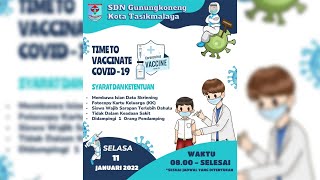 Kegiatan Vaksinasi SDN Gunungkoneng Kecamatan Cihideung Kota Tasikmalaya