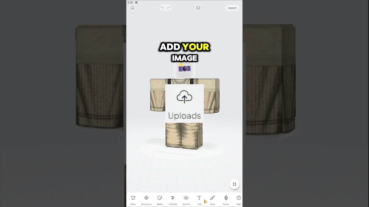 HOW to make CLOTHES on ROBLOX