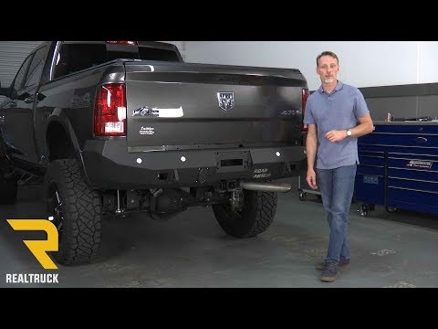 How to Install Road Armor Stealth Rear Bumpers on a 2017 Dodge Ram 2500
