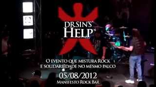 Ricardo Cassal com a banda DR SIN! Silent Scream