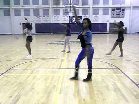Blount Majorette try out routine