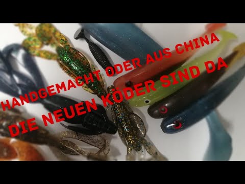 Handgemacht oder aus China die neuen Köder sind da