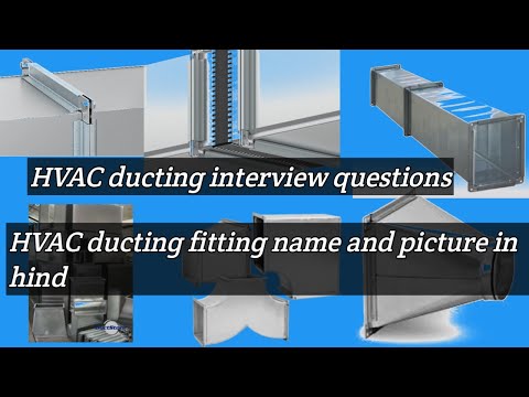 Hvac ducting interview questions!!Hvac ducting fitting name!! hvac ducting fitting work