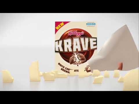 Kellogg's Krave White Chocolate Brownie Cereal Commercial (2012-UK)