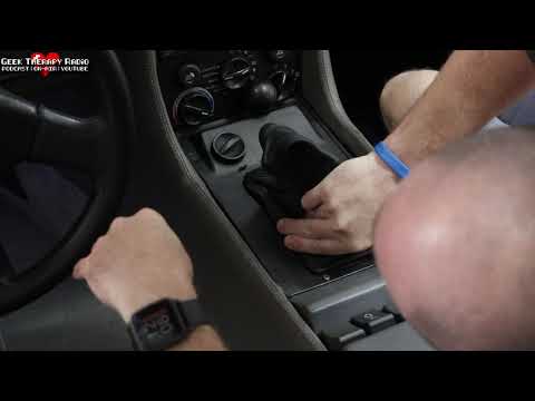 Installing A New Delorean Shift Boot and Cargo Net