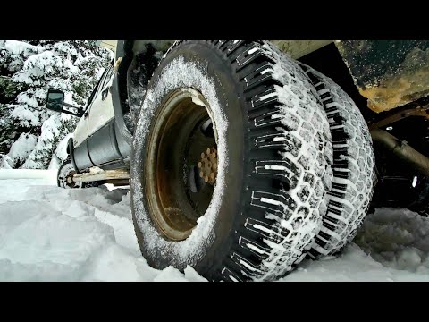 Dually Winter Setup: BF Goodrich Commercial T/A Traction Snow & Ice Test (Studdable!)