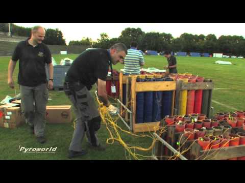 Pyronale 2013:  Behind the Scenes - Setup - fireworks - Feuerwerk - vuurwerk