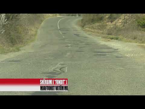 Firma ne ikje i ben "shërbimin" e fundit rruges - Bulqiza Tv