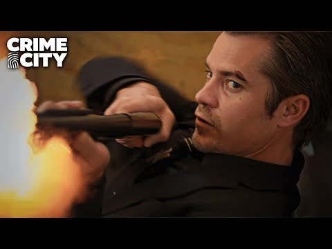 Raylan and Winona's Car Ambush | Justified (Timothy Olyphant, Natalie Zea)