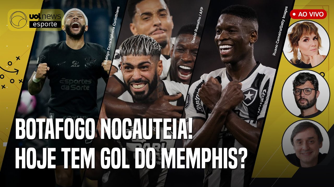 🔴 BOTAFOGO AVASSALADOR NOCAUTEIA O PEÑAROL! CORINTHIANS VAI TER GOL DO MEMPHIS NA SULA? E+ AO VIVO