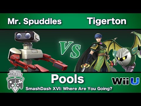 SmashDash XVI - Mr. Spuddles (R.O.B.) Vs. Tigerton (Marth, Meta Knight) - Pools