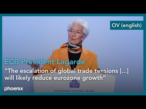 EZB: Christine Lagarde nach der Ratssitzung zum Leitzins (Englisch) | 17.04.2025