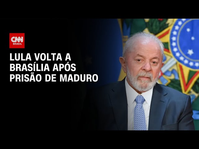 Lula volta a Brasília em meio à crise internacional após captura de Maduro | CNN NOVO DIA