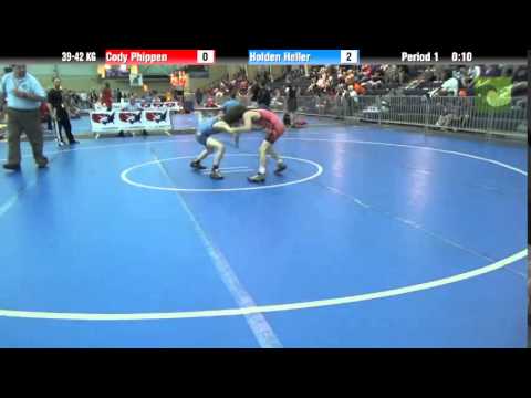 FILA Cadet 39-42 KG Cody Phippen vs. Holden Heller
