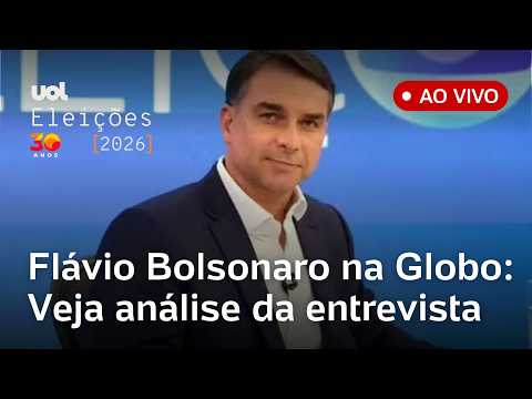 Flávio Bolsonaro na Globo: Confira a análise da sabatina do candidato do PL antes do 2º turno
