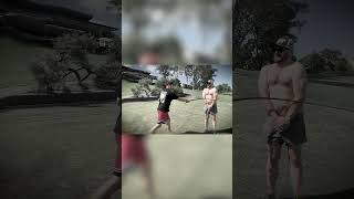 Back To Back Whip Stunt Splits Him Open!😳😳