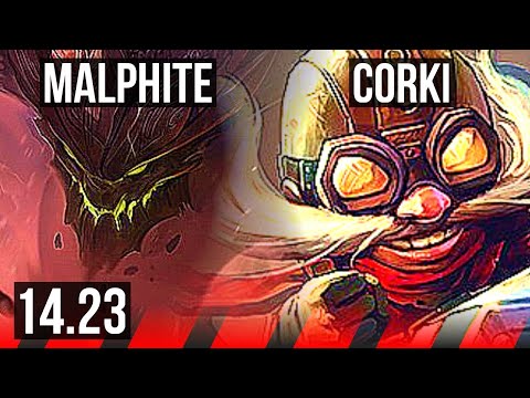 MALPHITE vs CORKI (TOP) | KR Master | 14.23