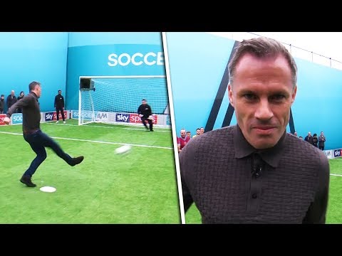 Carragher vs Graham | Penalties, volleys, freekicks & crossbar challenge | Soccer AM Pro Am