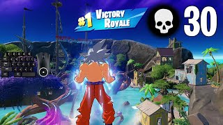 30 Elimination Solo vs Squads Win Full Gameplay Season 3 (Fortnite PC Keyboard)