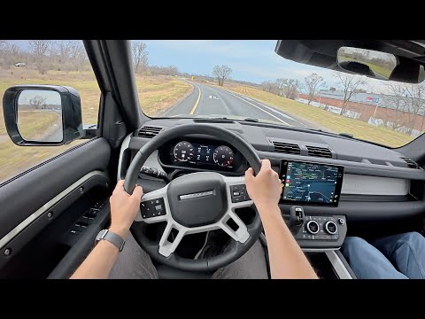 2025 Land Rover Defender 110 X-Dynamic SE - POV Street Driving Impressions