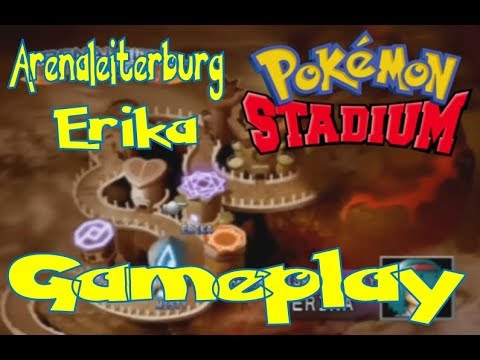 Pokemon Stadium (N64) Gameplay - Arenaleiterburg (Erika)