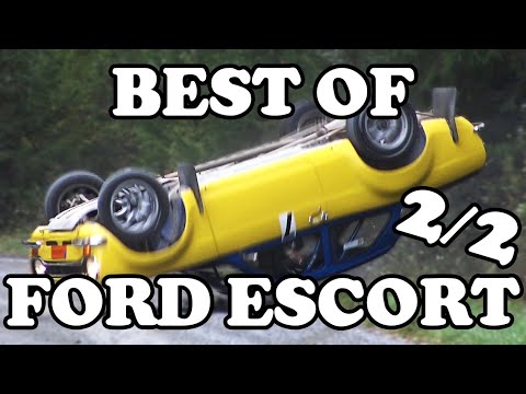 Ford Escort Rally Highlights | Crashes & Action [2/2] HD