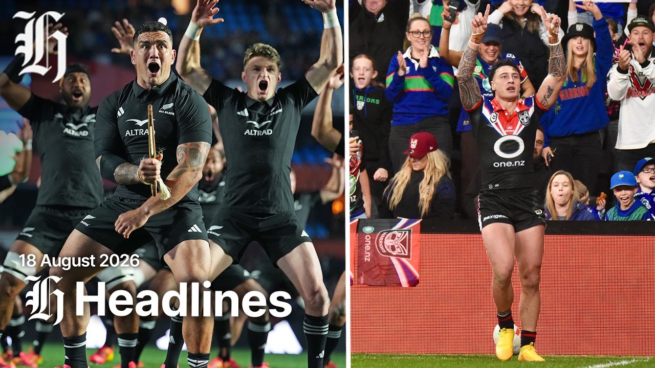 NZ Herald Sport Headlines | Tuesday, August 18, 2026