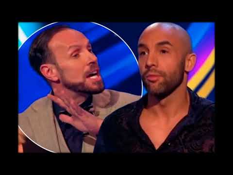 Alex Beresford accuses Jason Gardiner of 'flirting' with him as he tells him off on Dancing On Ice