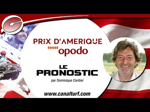 Pronostic spécial Quinté+ PMU Prix d'Amérique 2017 par Dominique Cordier - Canalturf
