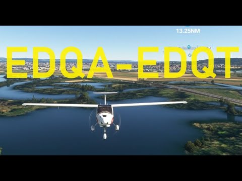 Flug mit Pipistrel Virus SW 121 von Bamberg-Breitenau nach Haßfurt-Schweinfurt