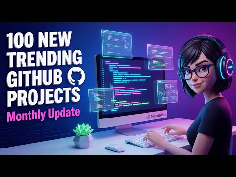 100 NEW Open-Source GitHub Projects This Month: AI, Developer Tools, Robotics & Databases