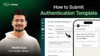 How to Submit WhatsApp authentication OTP Templates via AiSensy (Meta-Approved Method)