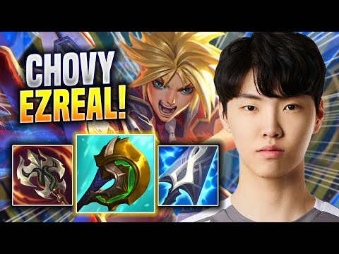 CHOVY DOMINATING WITH EZREAL! - GEN Chovy Plays Ezreal ADC vs Varus! | Season 2023
