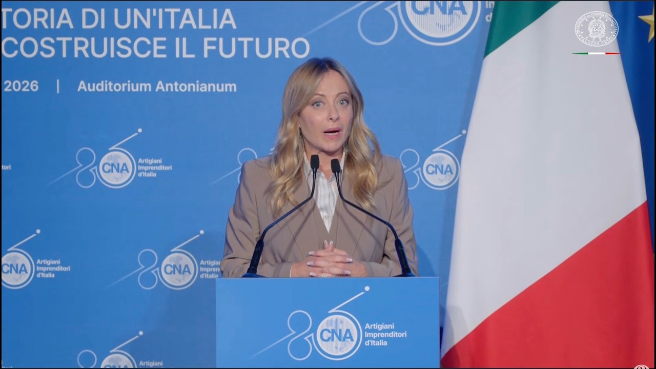 GIORGIA MELONI: «SUPERATO IL GIAPPONE, L'ITALIA È QUARTA NEL MONDO, EXPORT DA RECORD A 643 MILIARDI»
