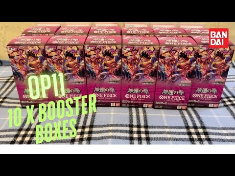 EARLY OPENING OF OP11 ONE PIECE 12 X BOOSTER BOXES!!!