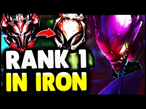 I TOOK MY GRANDMASTERS KHA'ZIX INTO IRON FOR THE FIRST TIME!! - League of Legends