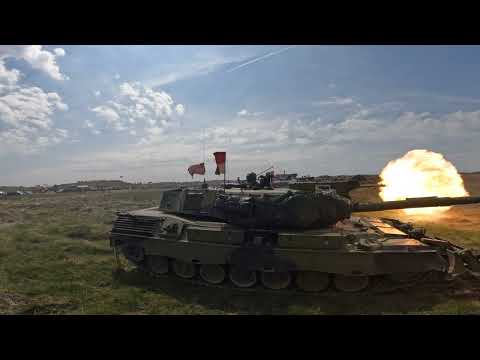 Leopard 1 live fire - Tank show Åben hede 2022 Denmark - Leopard Tank -Offene Heide 2022
