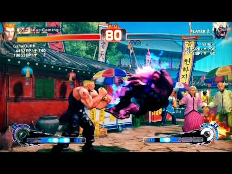 SSF4 AE:2012 GameOutttt (Guile) vs hatkun (Oni)