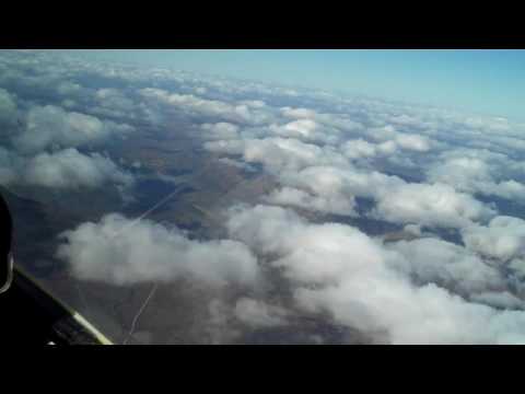 Flying Pik 20D VH-WVA in mountain wave
