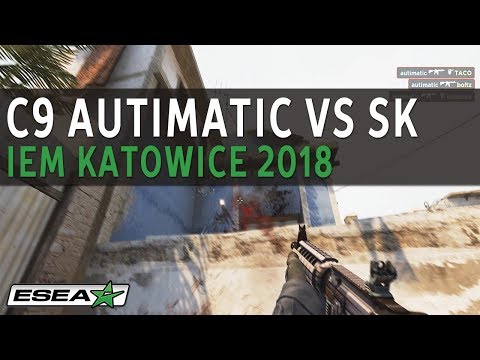 Cloud9 autimatic vs SK Gaming at IEM Katowice 2018 - ACE Round 5K!