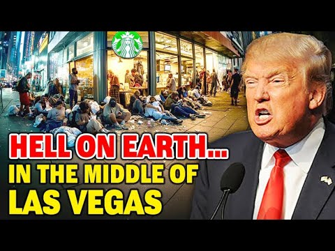 Tourists Are Leaving Vegas — Hotels & Casinos Left EMPTY, Tents Take Over the Streets