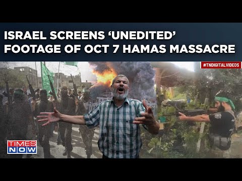 Israel "Screens Raw, Unedited Real-Time Footage" Of Hamas' Oct 7 Massacre, Scarring Proof Shows This