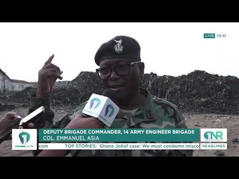 Agbogbloshie Waste Evacuation: Army Assures Commuters of Smooth Traffic Flow