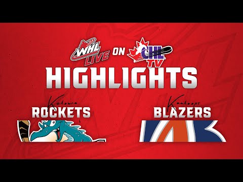 Kelowna Rockets at Kamloops Blazers 1/24 | WHL Highlights 2024-25